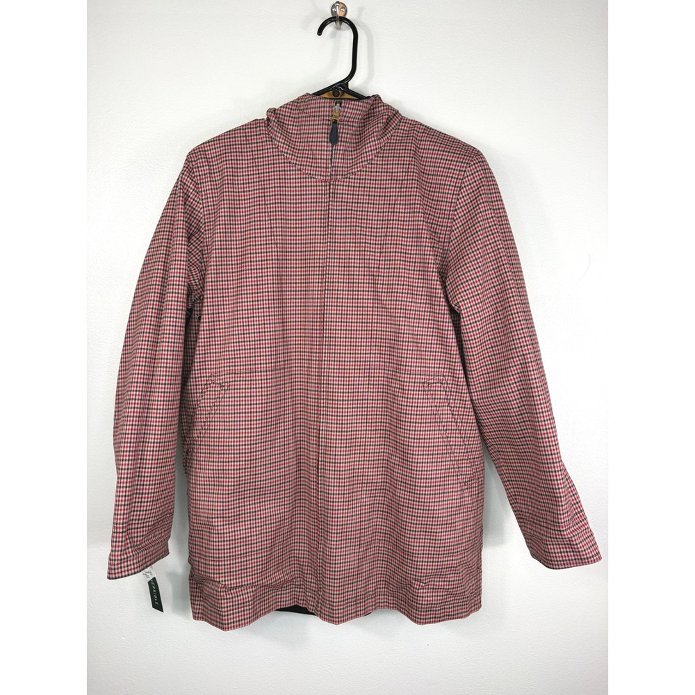 Lauren Ralph Lauren Reversible Cotton Jacket Black Houndstooth Petite NWT - Picture 3 of 9